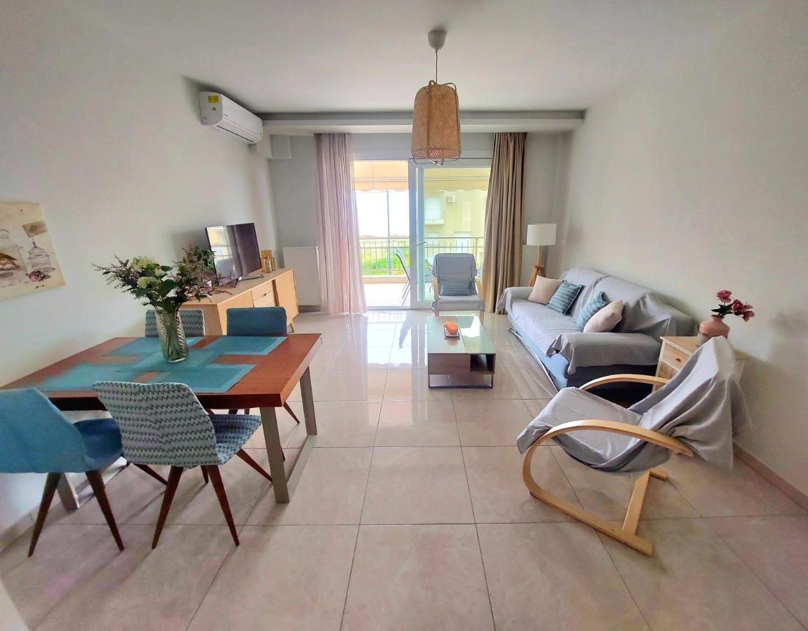 Myrsini'S Sea View Apartment Néa Péramos Exterior foto